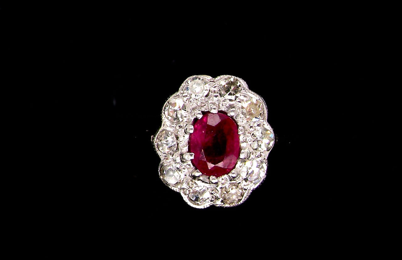 vintage ruby ring