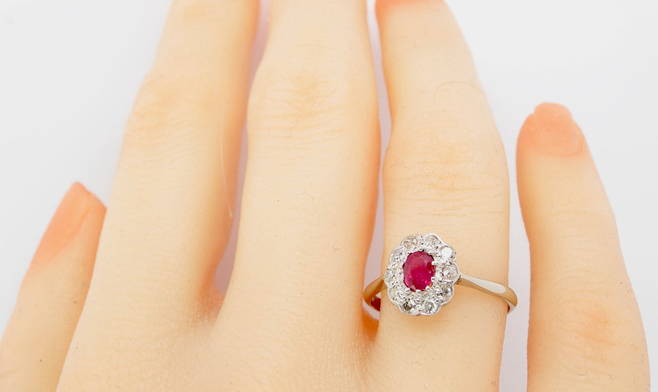 ruby engagement ring