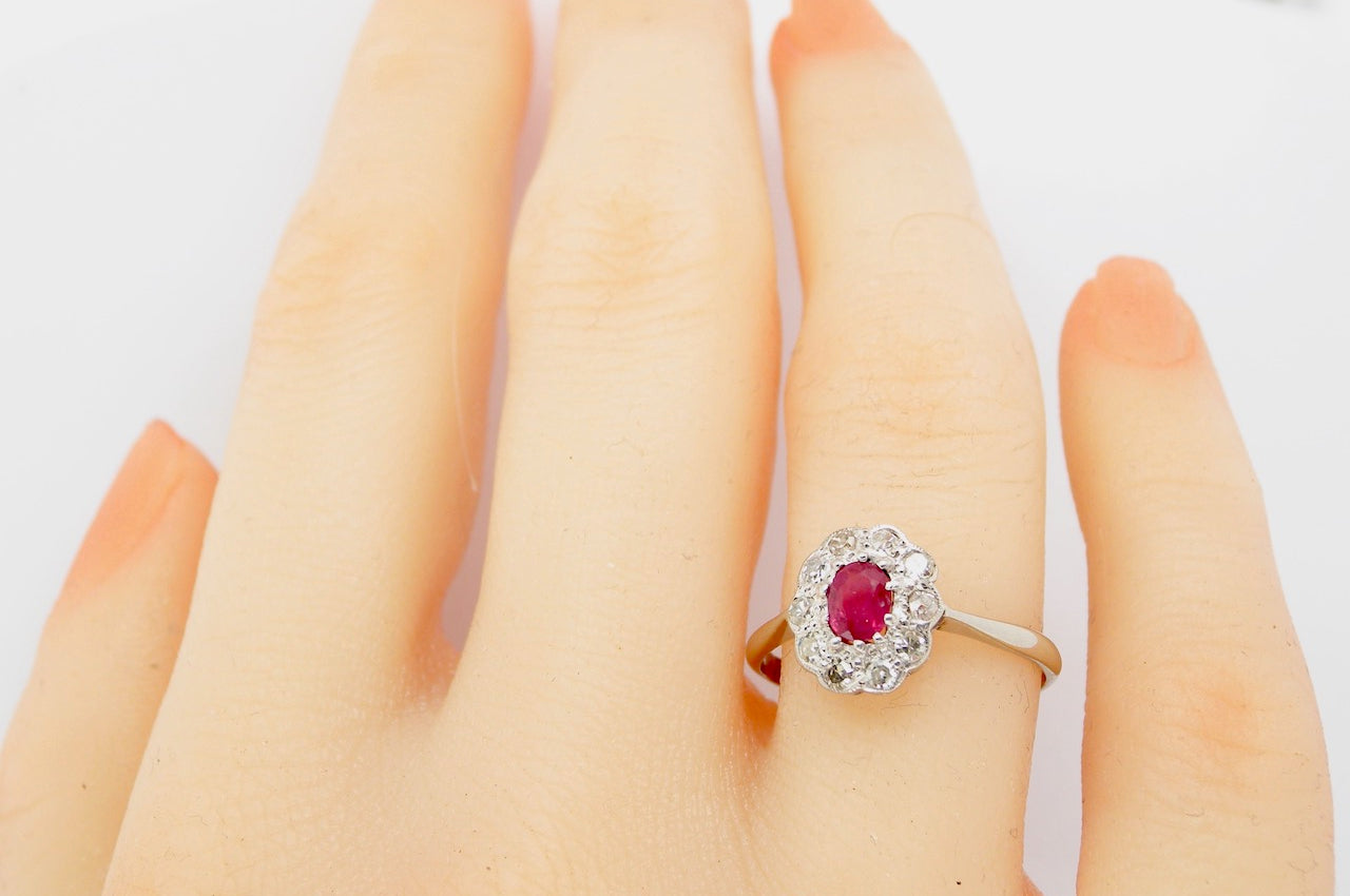 ruby engagement ring