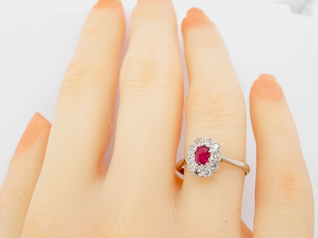 ruby engagement ring