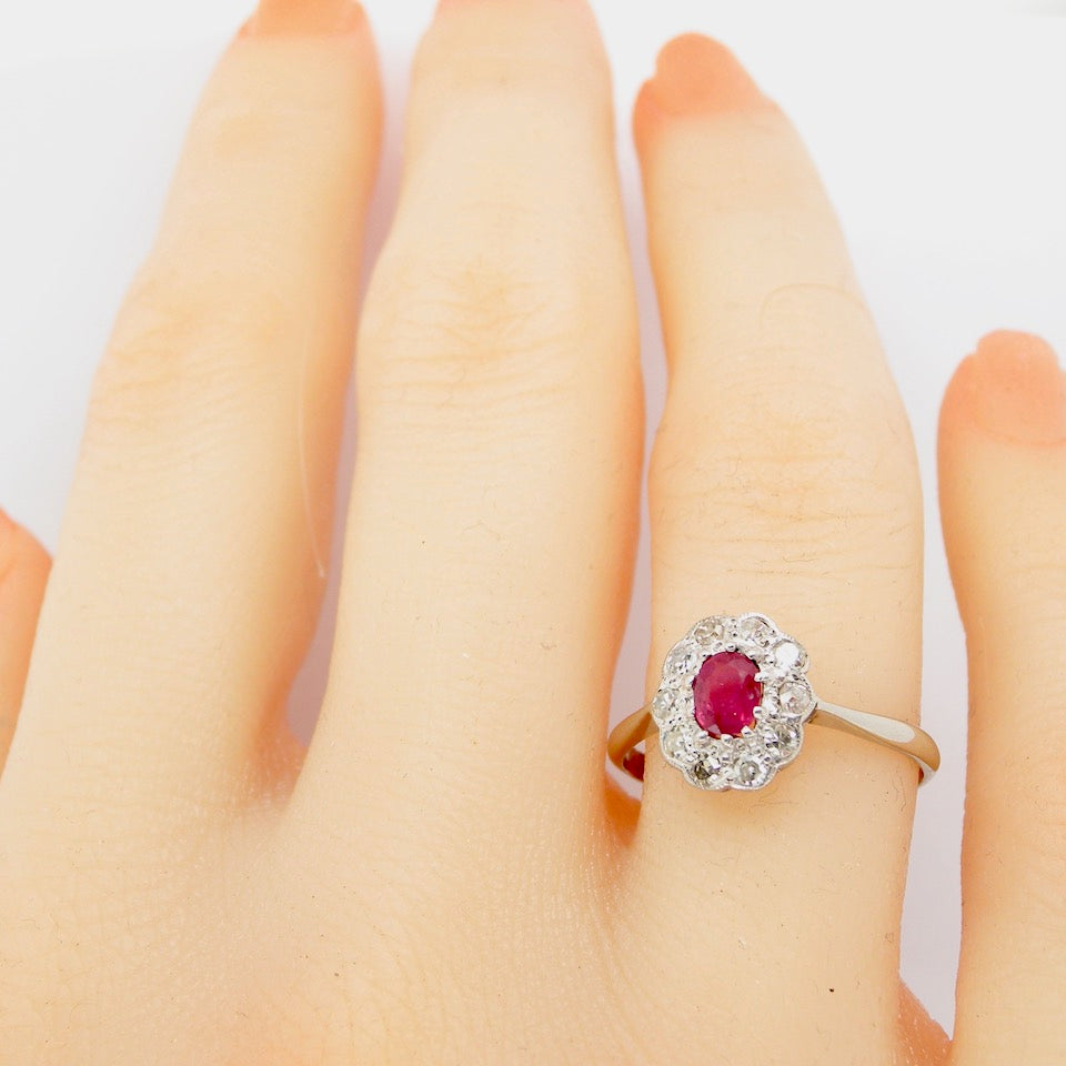 ruby engagement ring