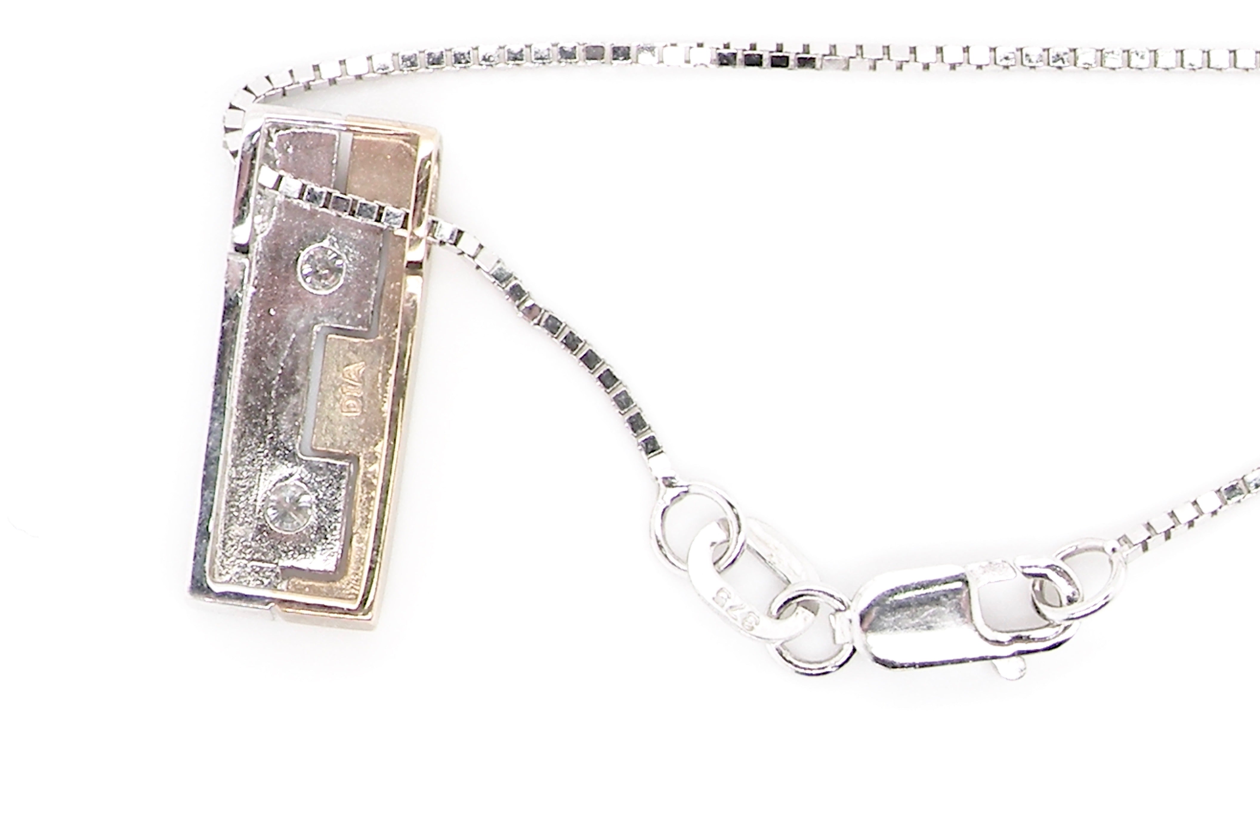 vintage diamond pendant