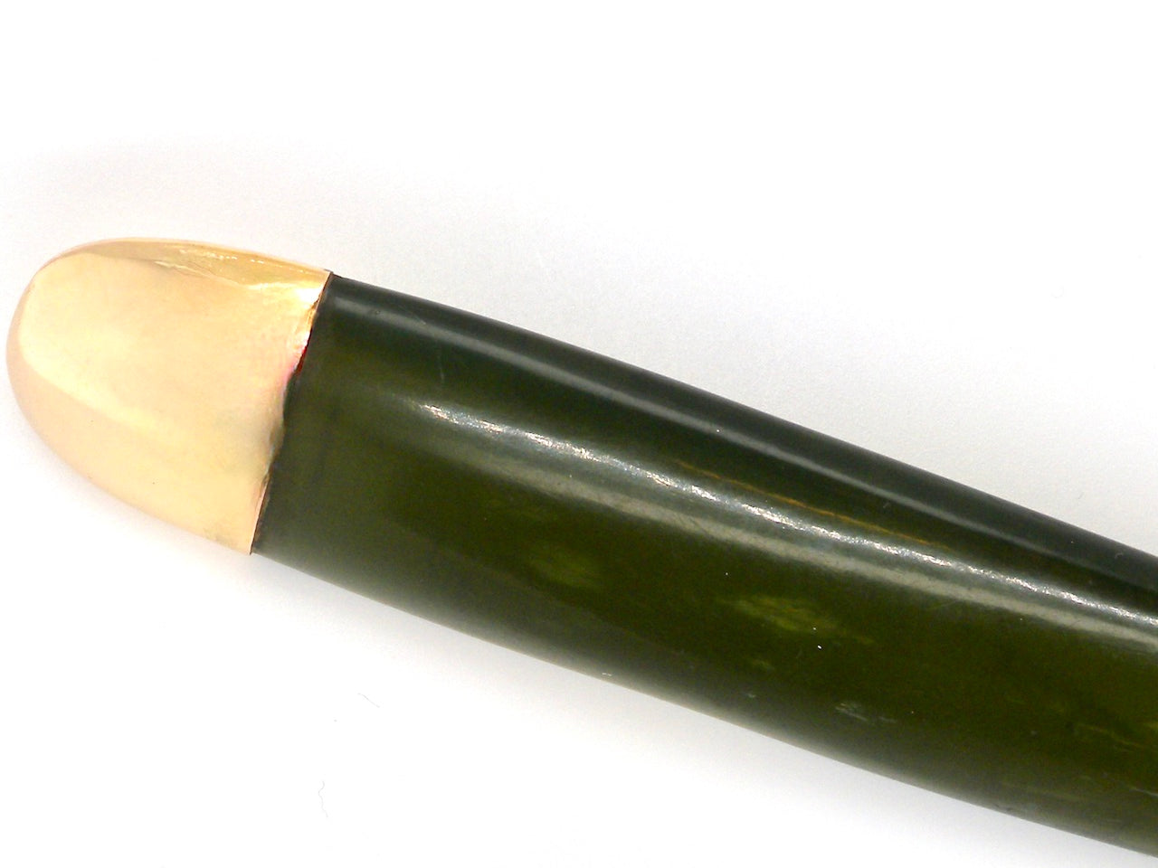 early 20th century nephrite jade brooch