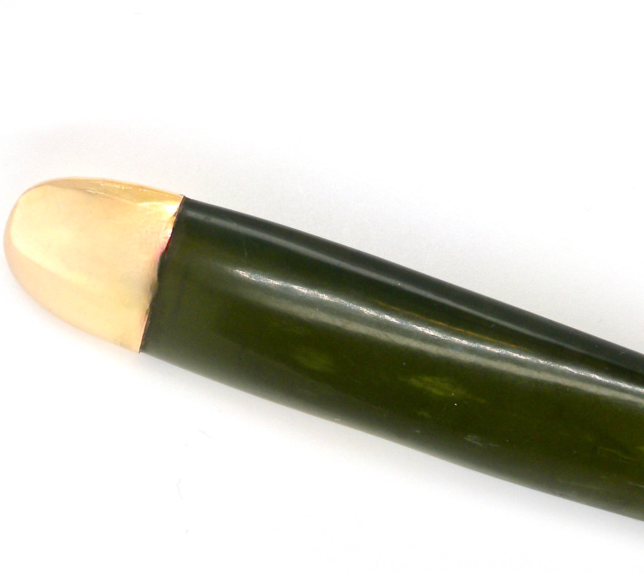 early 20th century nephrite jade brooch