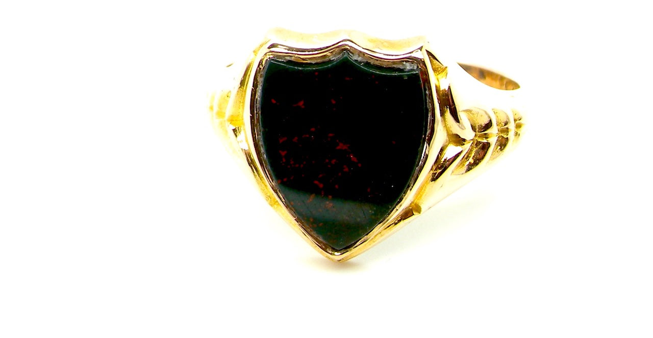 bloodstone signet ring