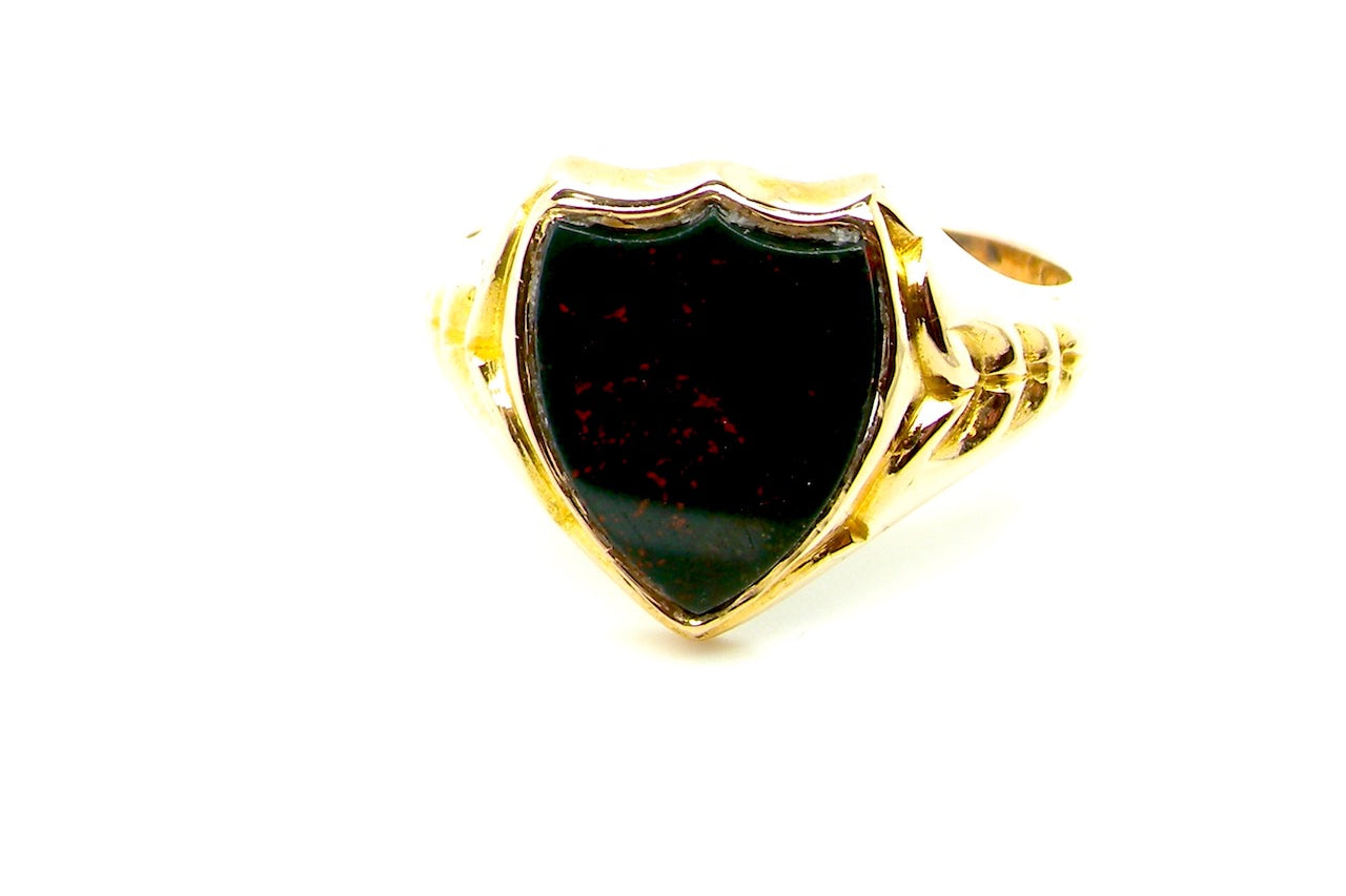 bloodstone signet ring