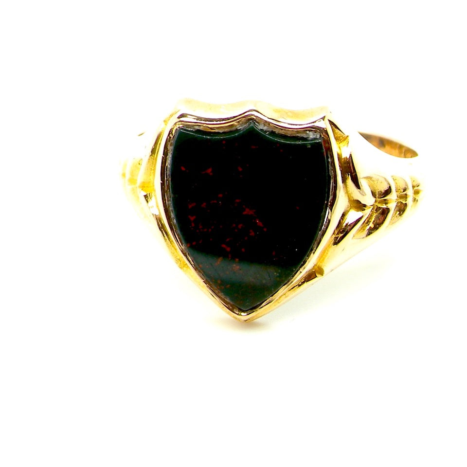 bloodstone signet ring
