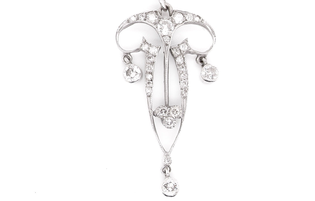 Art Deco diamond pendant