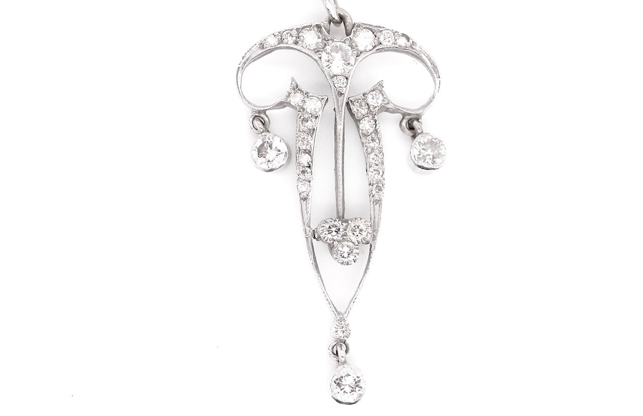 Art Deco diamond pendant