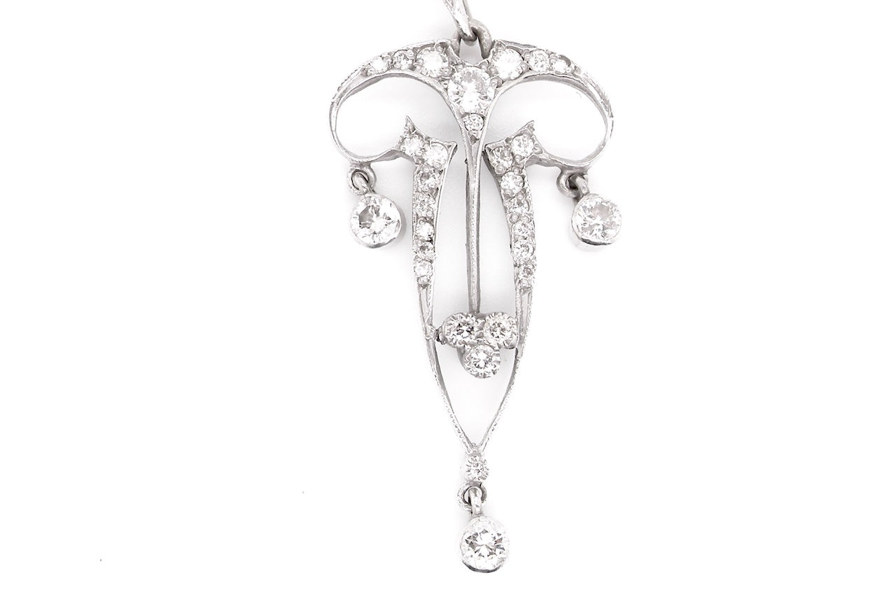 Art Deco diamond pendant