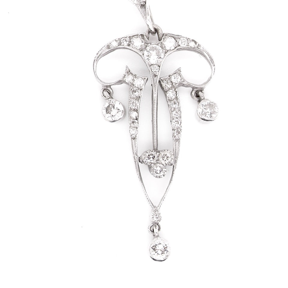 Art Deco diamond pendant