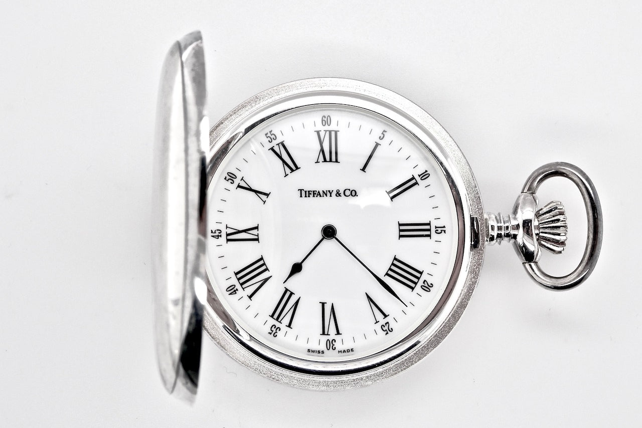 sterling silver pocket watch Tiffany