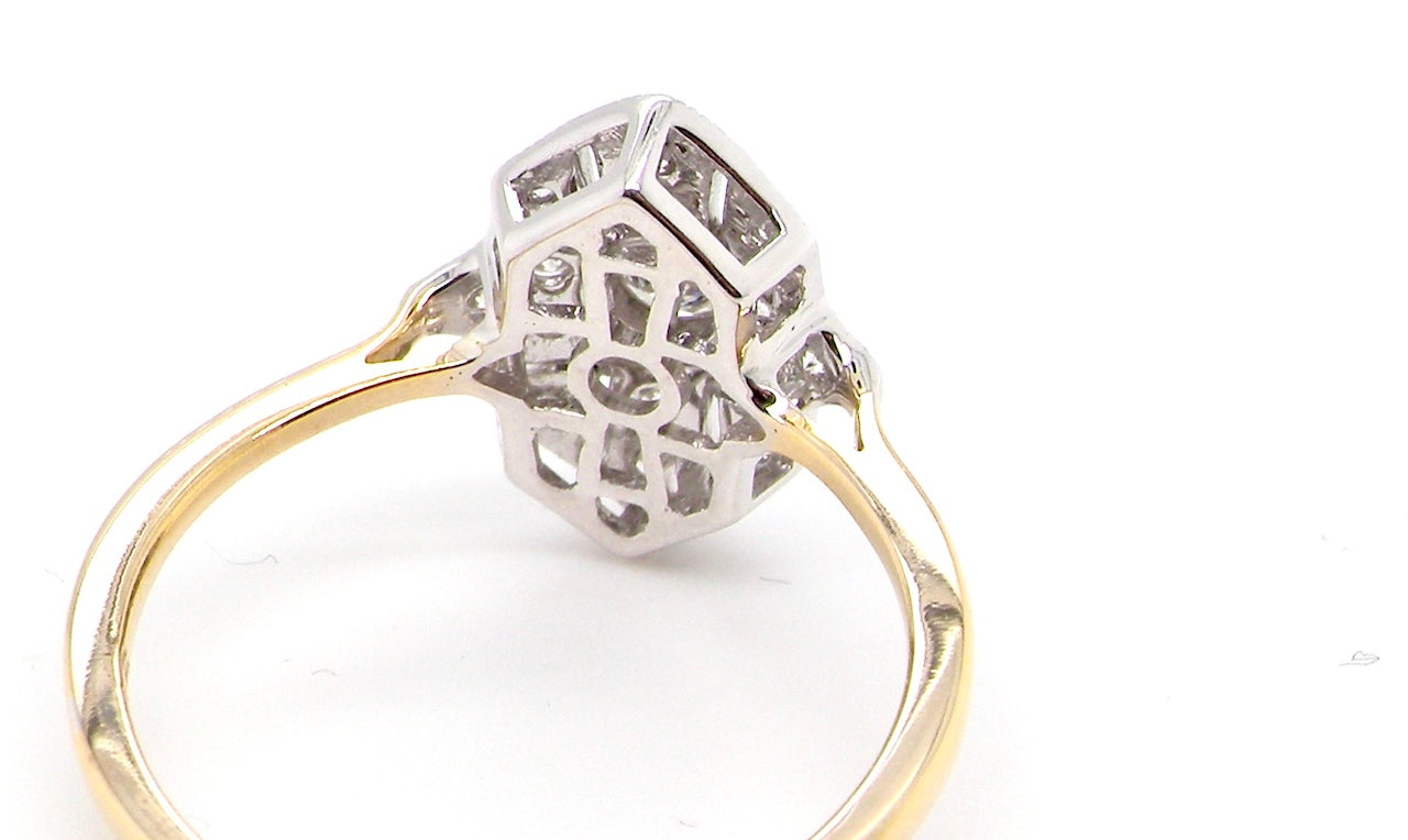 new diamond cluster ring