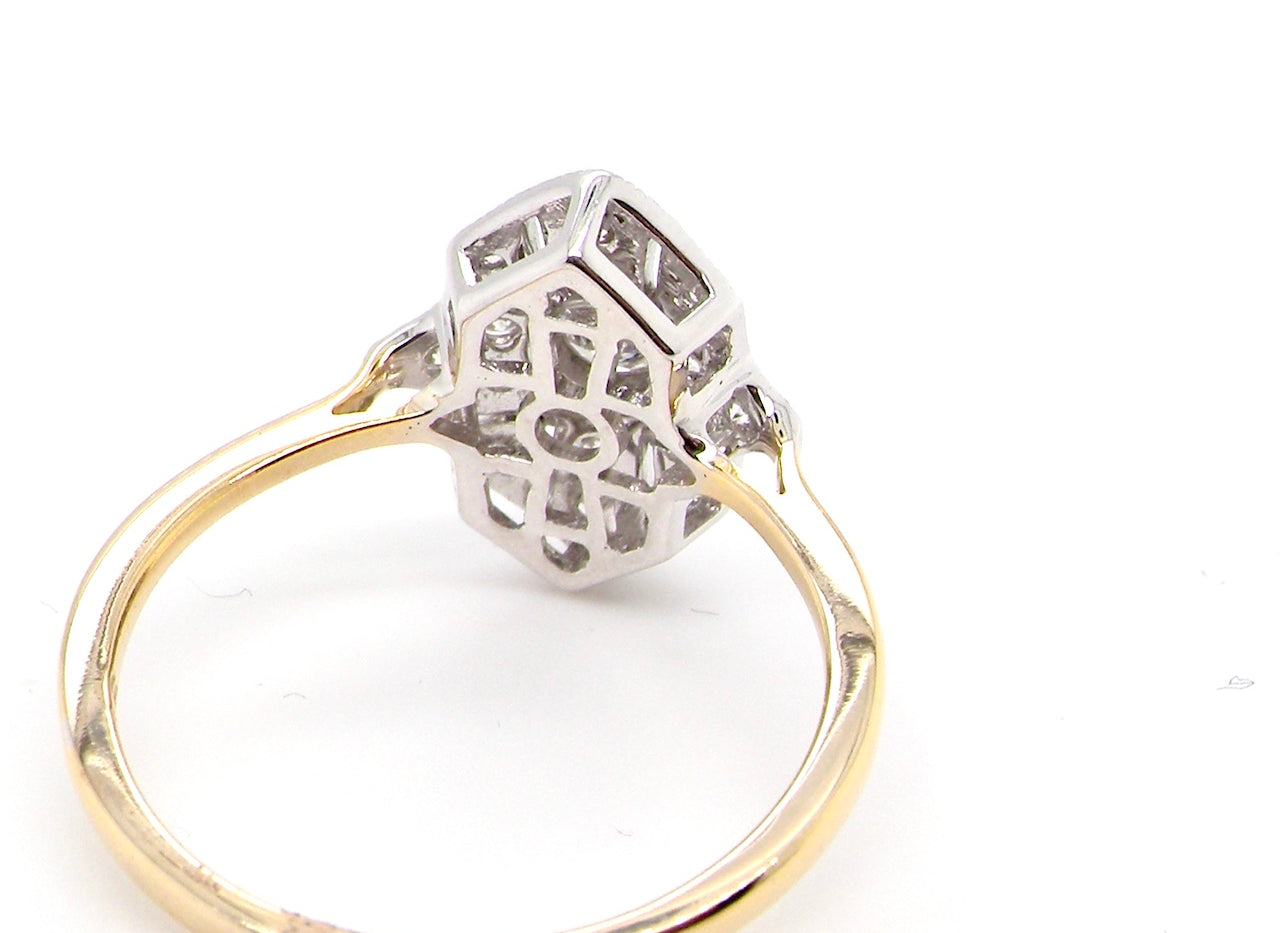 new diamond cluster ring