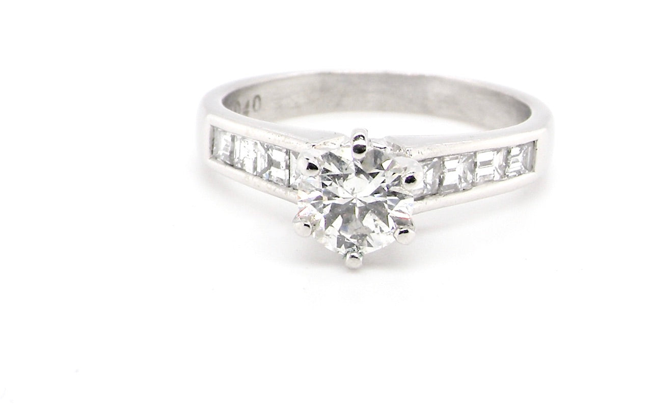 vintage solitaire diamond ring
