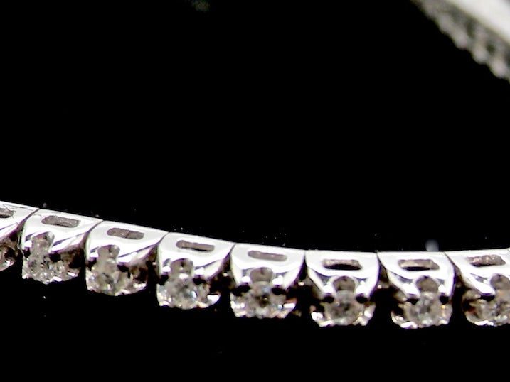 white gold diamond tennis bracelet