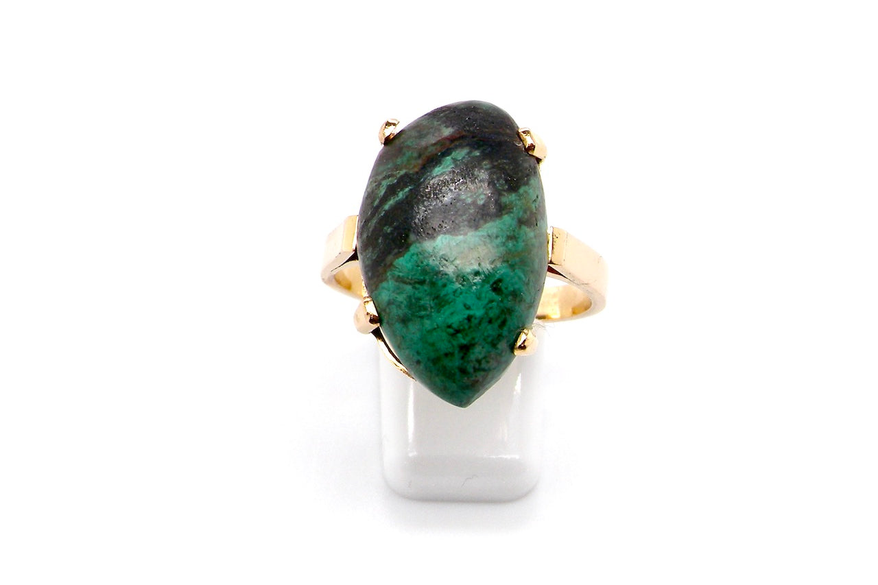 chrysocolla dress ring