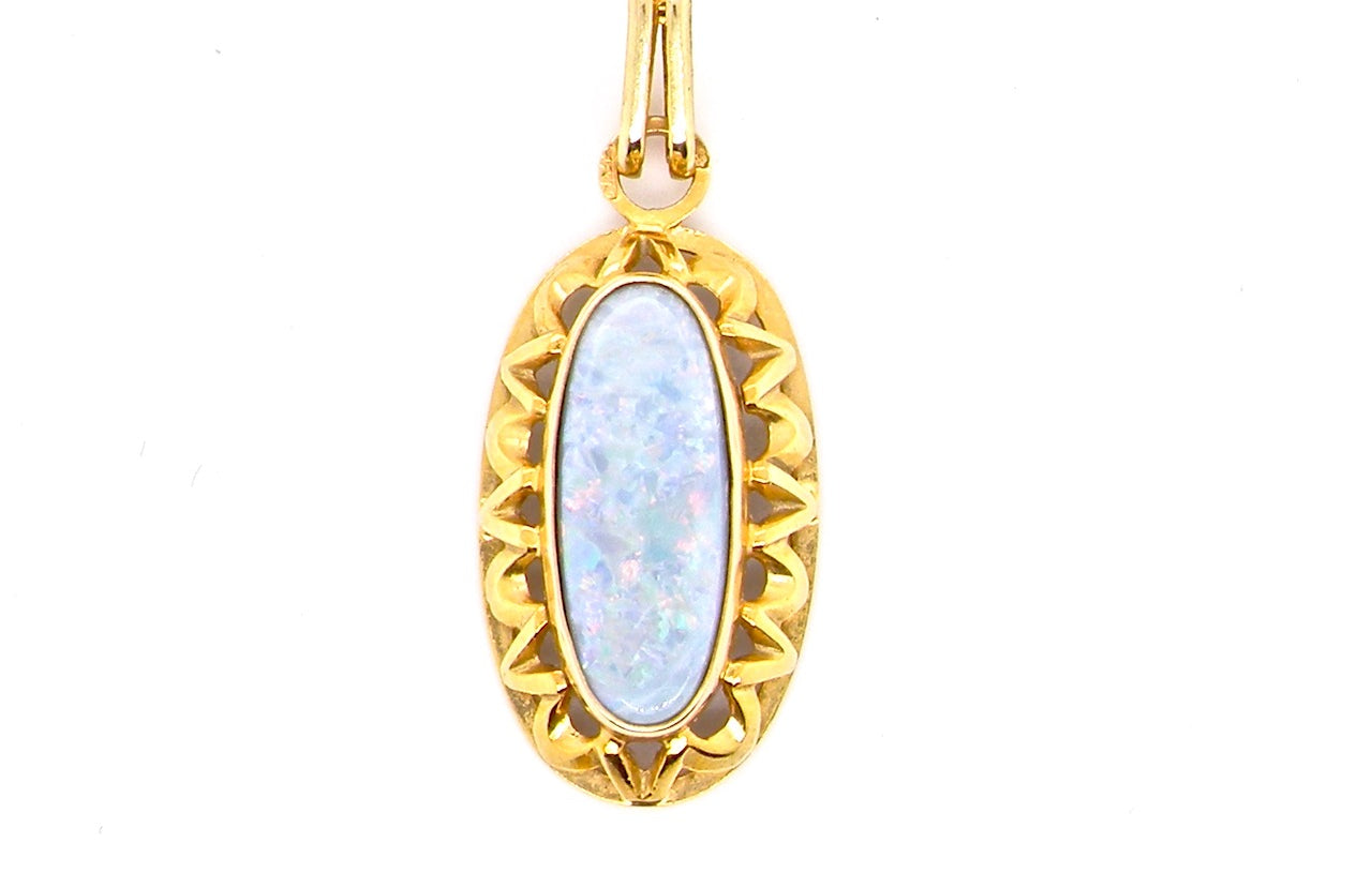 opal pendant