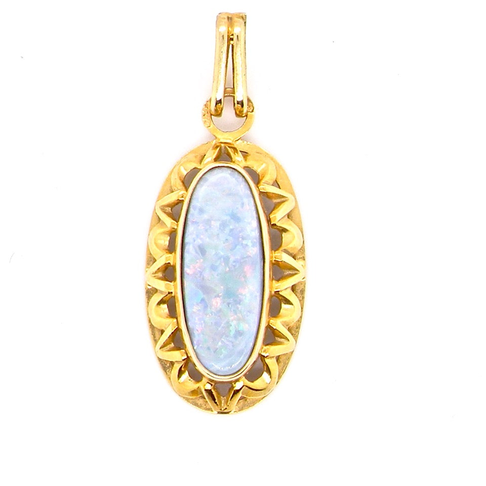 opal pendant