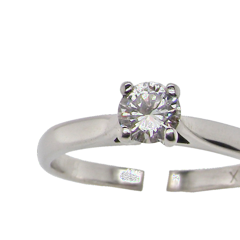 vintage solitaire diamond ring
