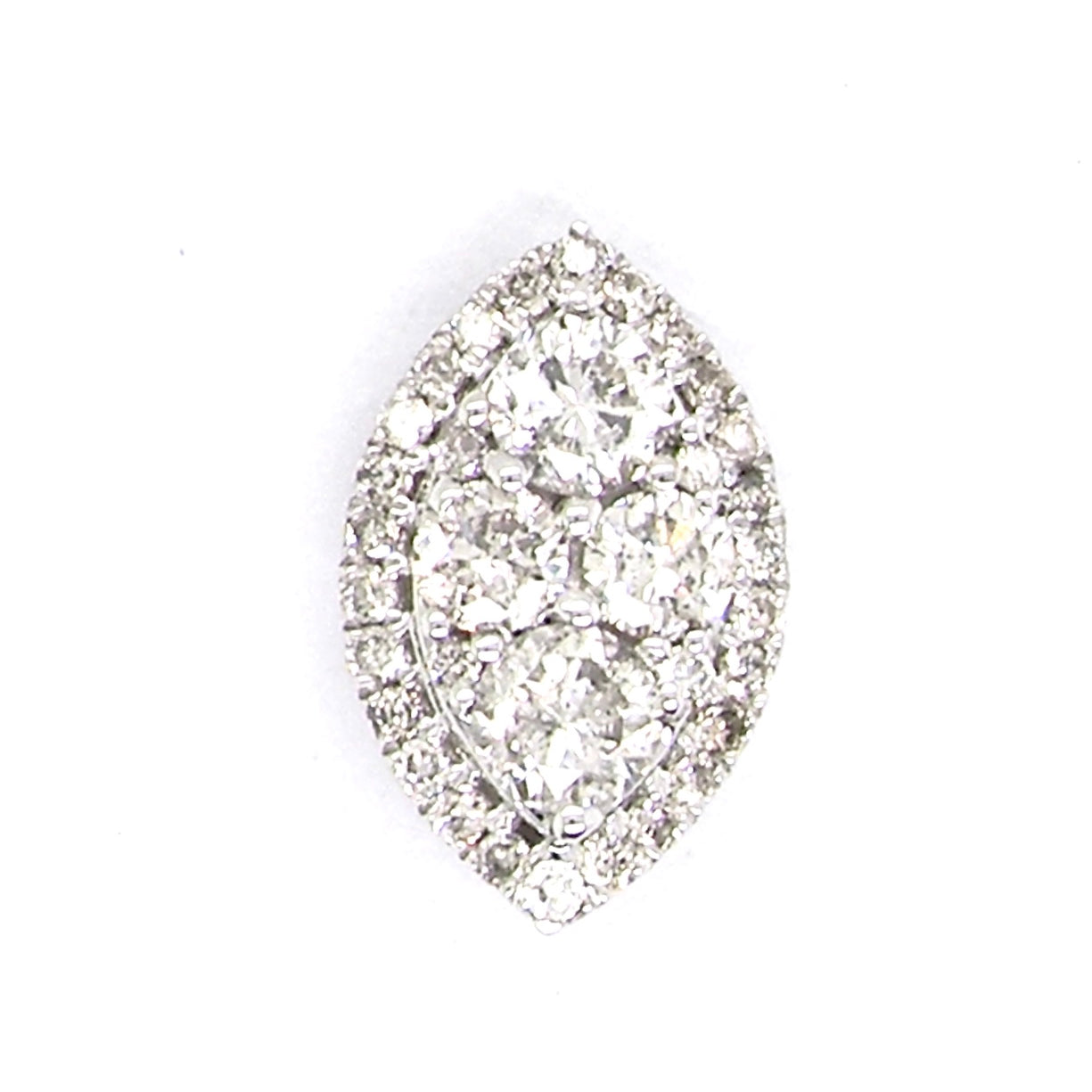 diamond cluster earrings
