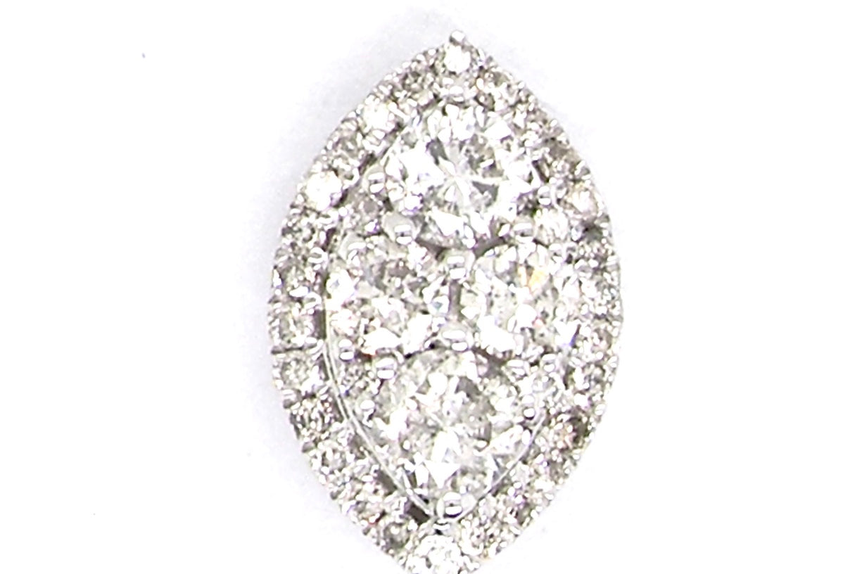 diamond cluster earrings