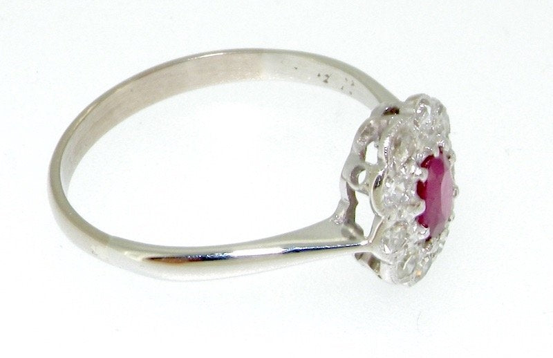 diamond cluster ring