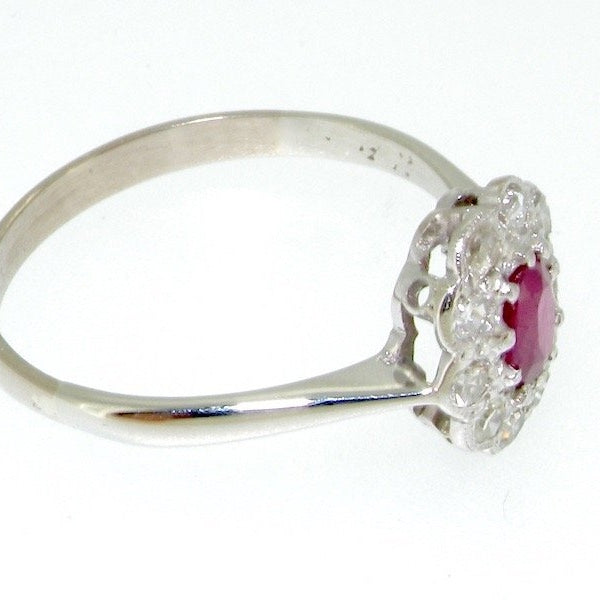 diamond cluster ring