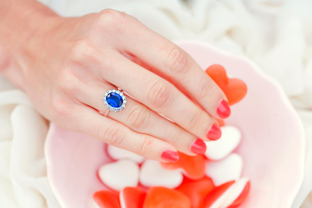 sapphire diamond ring