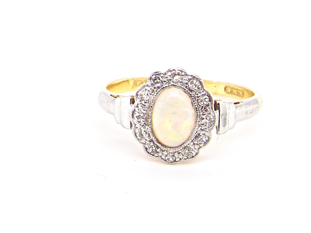 Opal & Diamond Rings