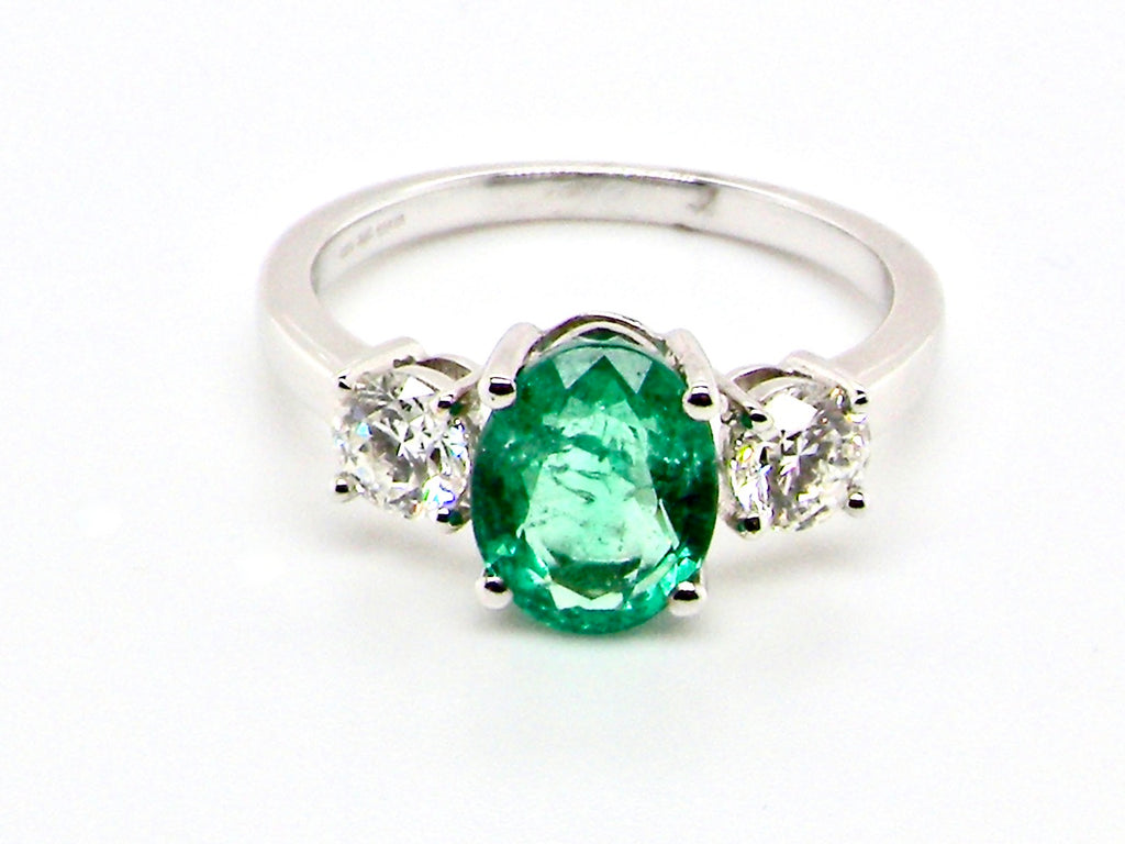 Vintage Emerald And Diamond Rings