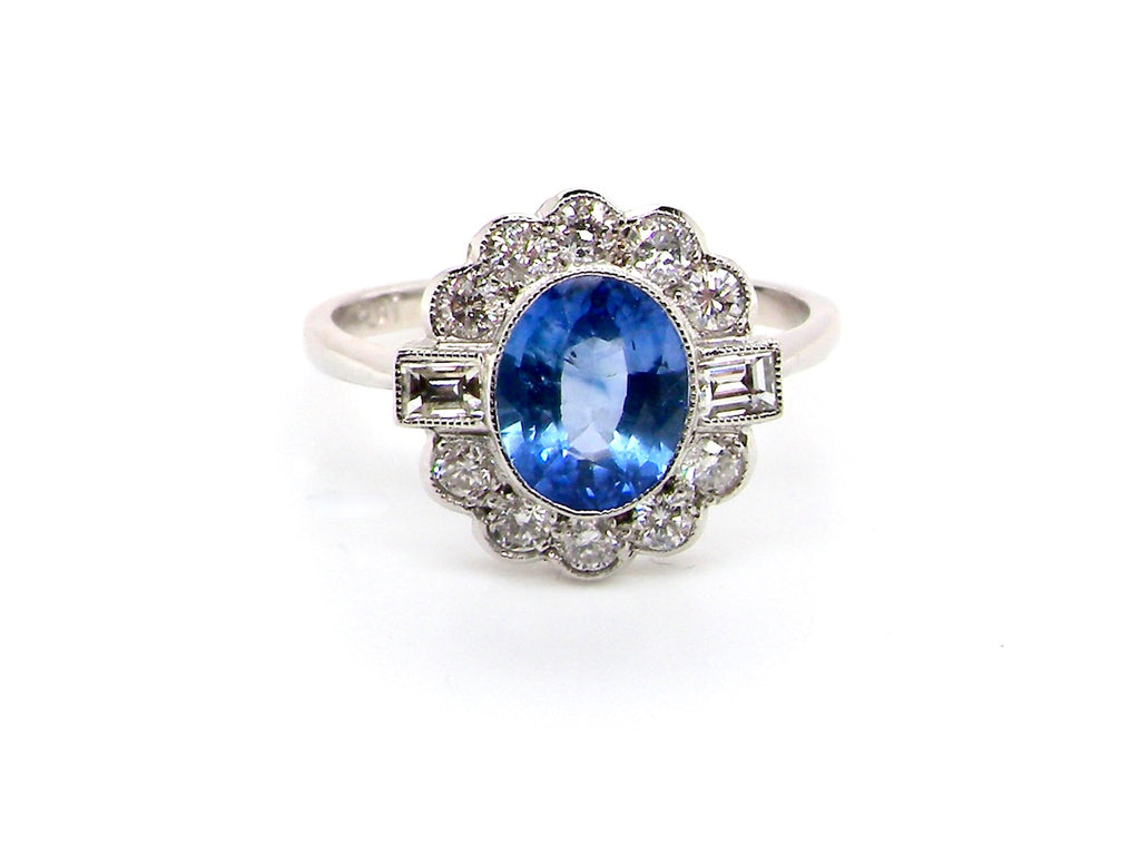 Sapphire And Diamond Rings