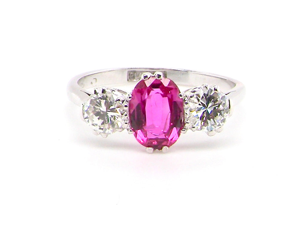 Vintage Pink Sapphire Rings & Jewellery