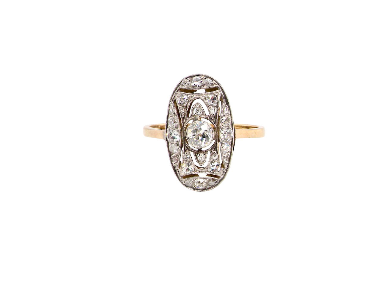 A vintage Art Deco Diamond ring