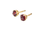 1940s garnet earrings