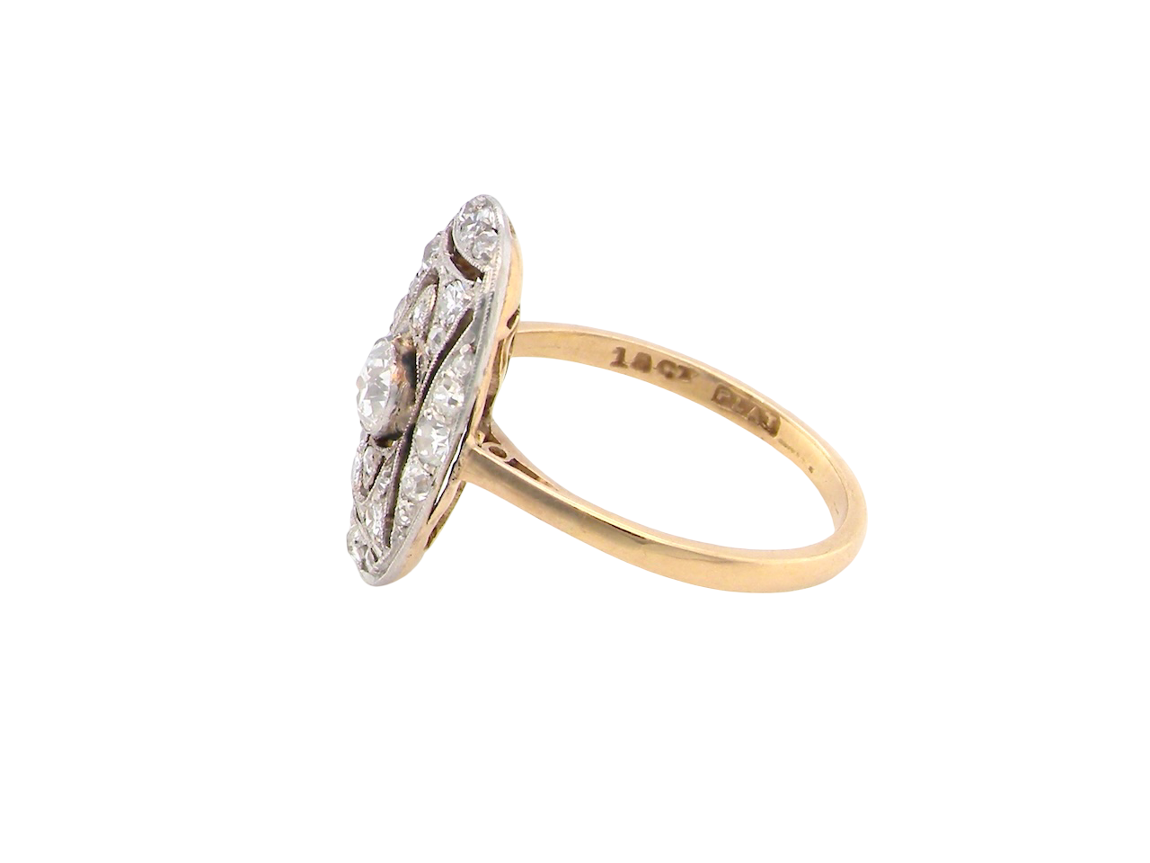 A vintage Art Deco Diamond ring