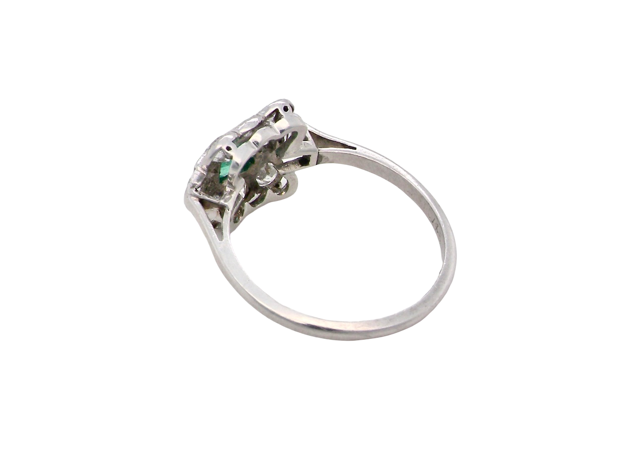 An Art Deco Emerald and Diamond ring