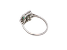 An Art Deco Emerald and Diamond ring