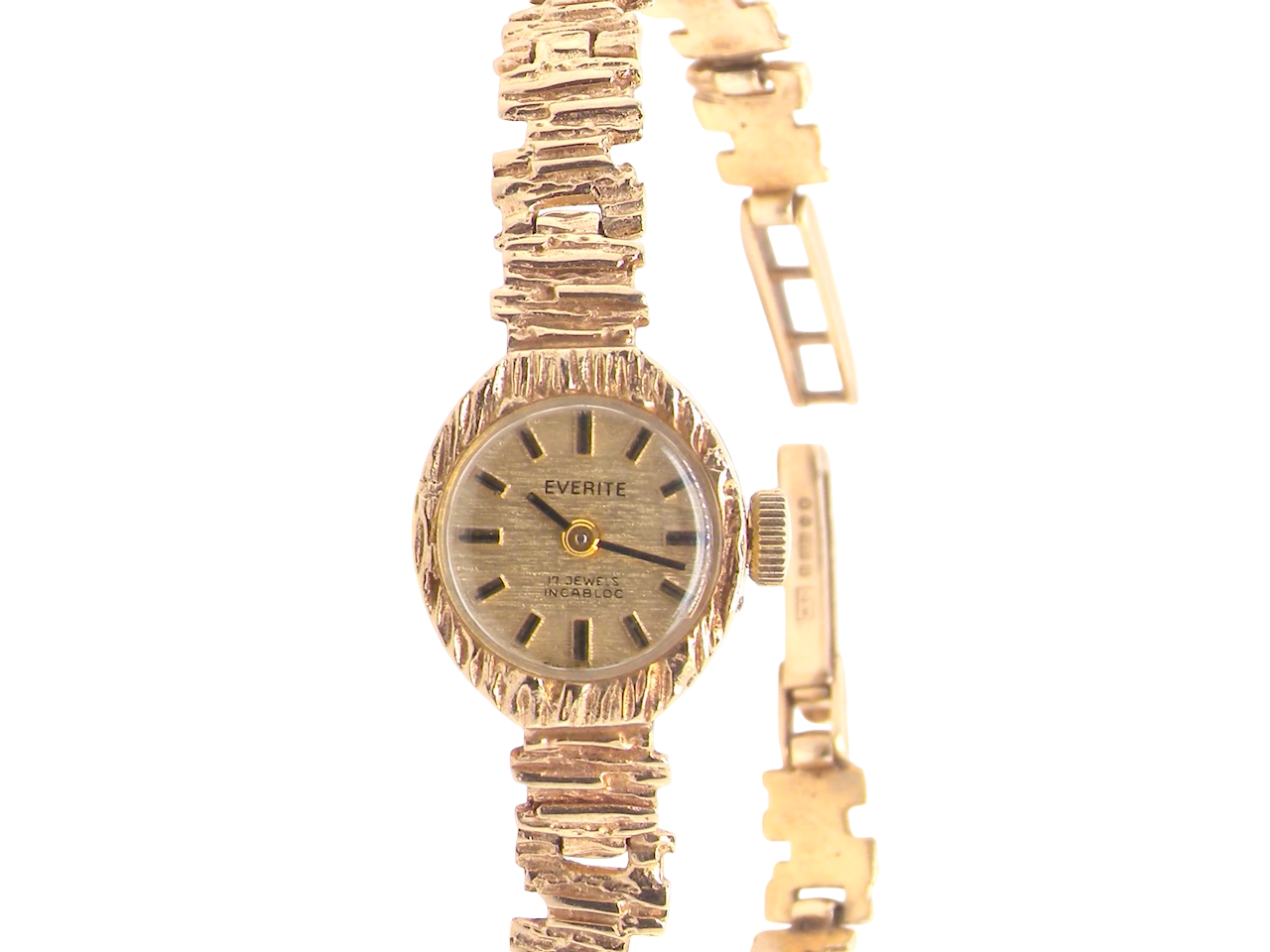 A woman's 9 carat gold wrist watch
