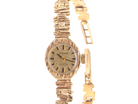 A woman's 9 carat gold wrist watch