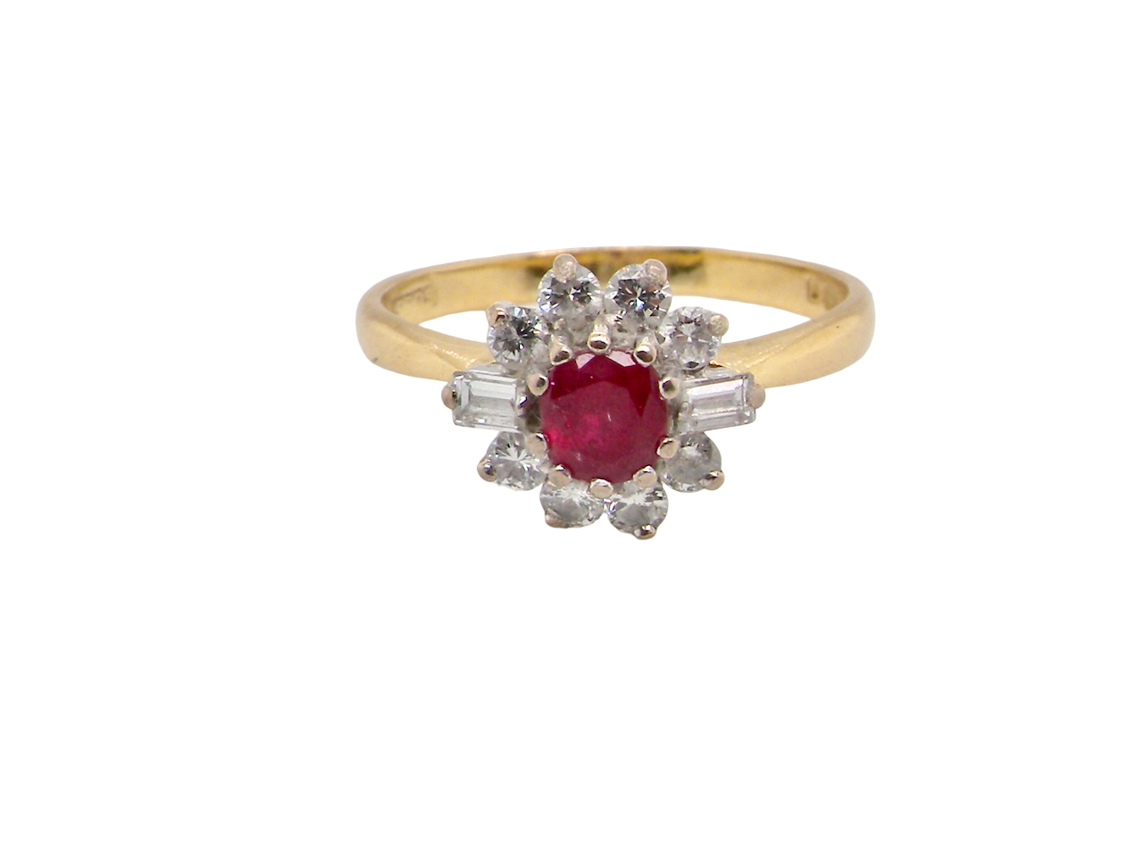 A 1980s classic-  Ruby and Diamond Ring