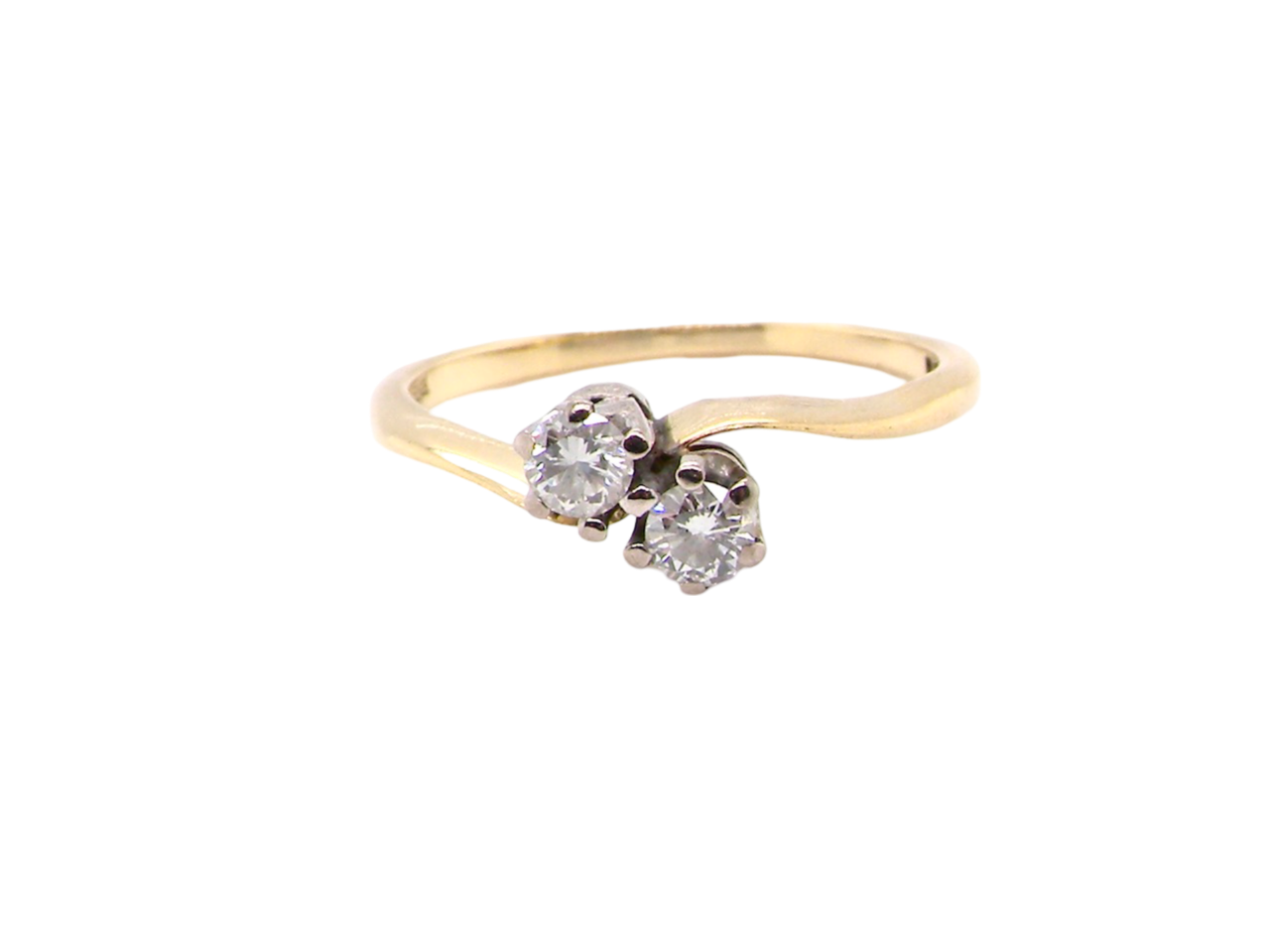 A Toi et Moi diamond ring