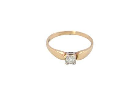 A solitaire diamond ring SOLD
