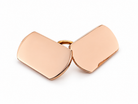 A  9 carat gold* vintage cufflink