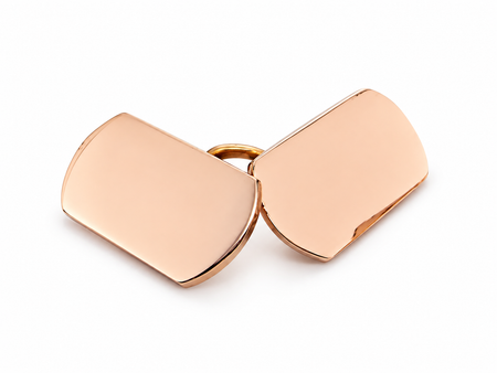 A  9 carat gold* vintage cufflink