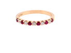An 18 carat Ruby and Diamond eternity ring