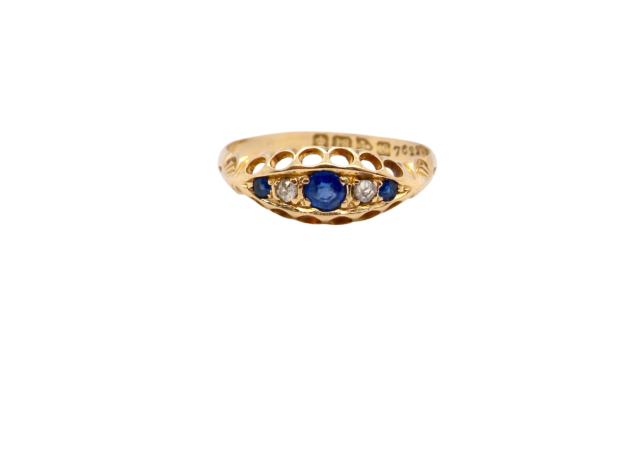 An Antique Sapphire &amp; Diamond Ring