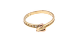 A Clogau ring which has set into the band twelve small white diamonds, each 1.2mm 