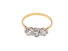 A Fine Diamond Trilogy Ring