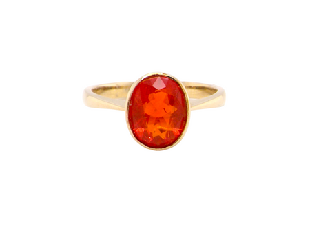 A NEW Fire Opal dress ring